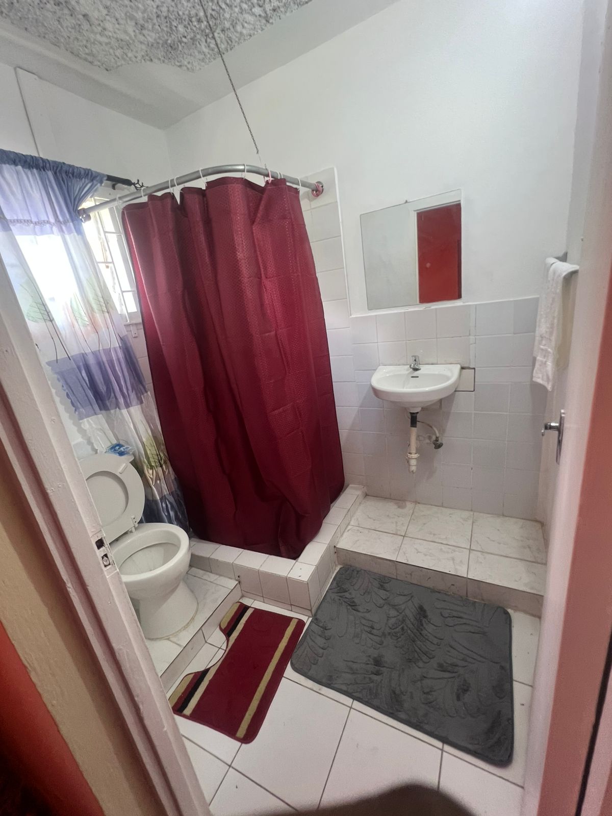 Private bathroom with shower